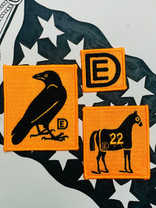 DE NEON ORANGE PATCH SET