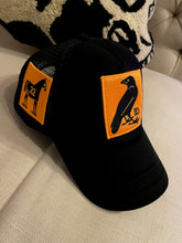 Load image into Gallery viewer, Blk &amp; Orange DE Crow hat
