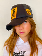 Load image into Gallery viewer, Blk &amp; Orange DE Crow hat