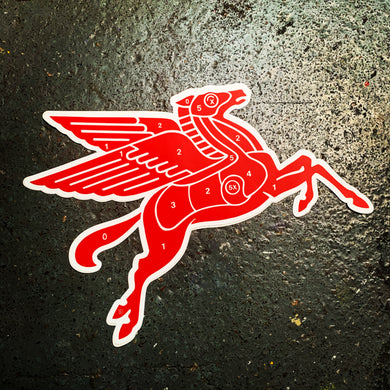 ‘Pegasus Target’ sticker 8”x10”