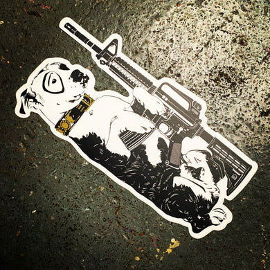 ‘Petey’ (spell of protection) sticker 4”x8”