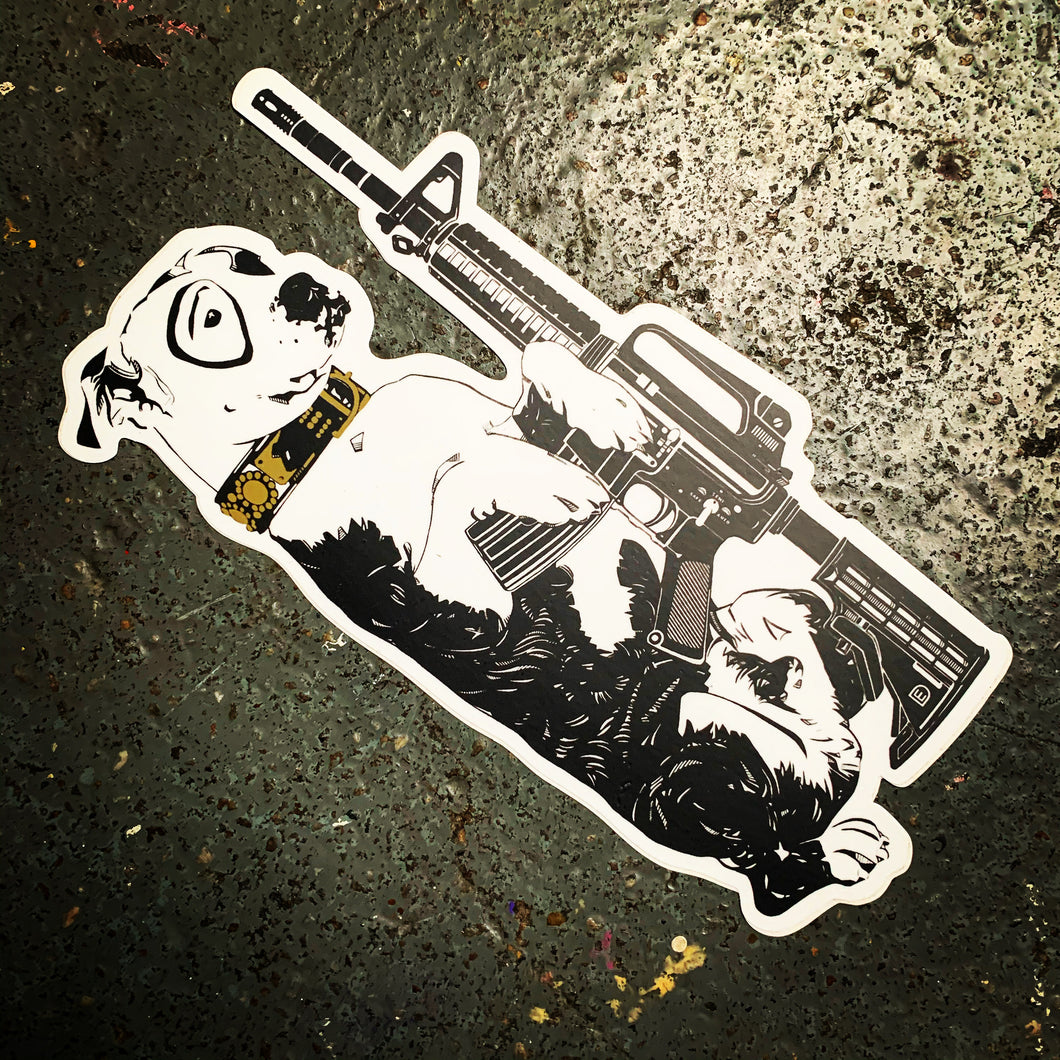 ‘Petey’ (spell of protection) sticker 4”x8”