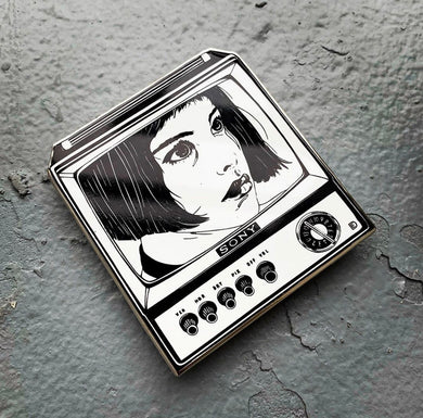 Mathilda/Sony enamel pin