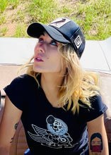 Load image into Gallery viewer, Limited Edition DE Crow Hat in Blk/Whi